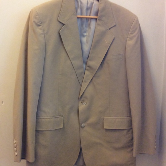 Men's vintage London Fog tan blazer 41L - Picture 3 of 8
